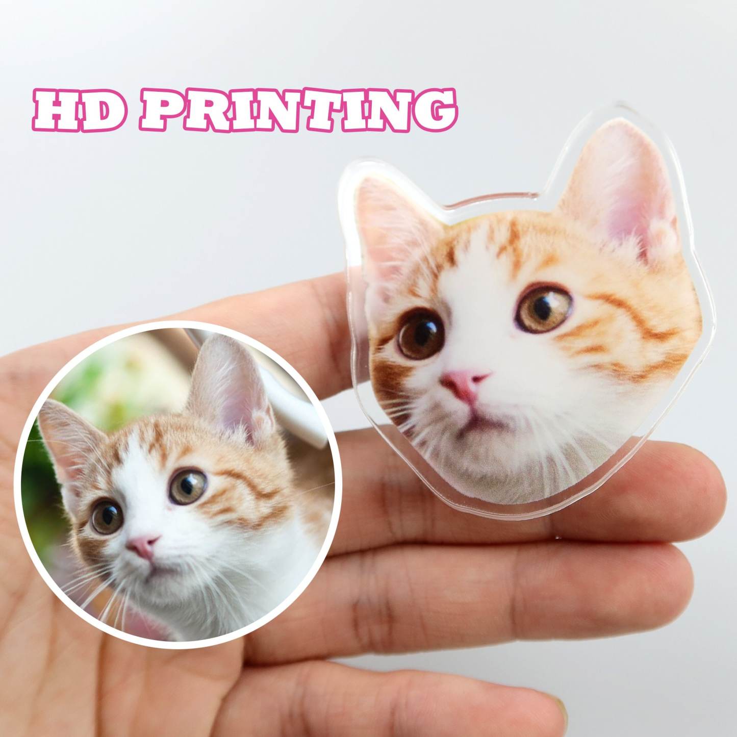Personalized Cute Profile Photo Phone Grip | OFStand04