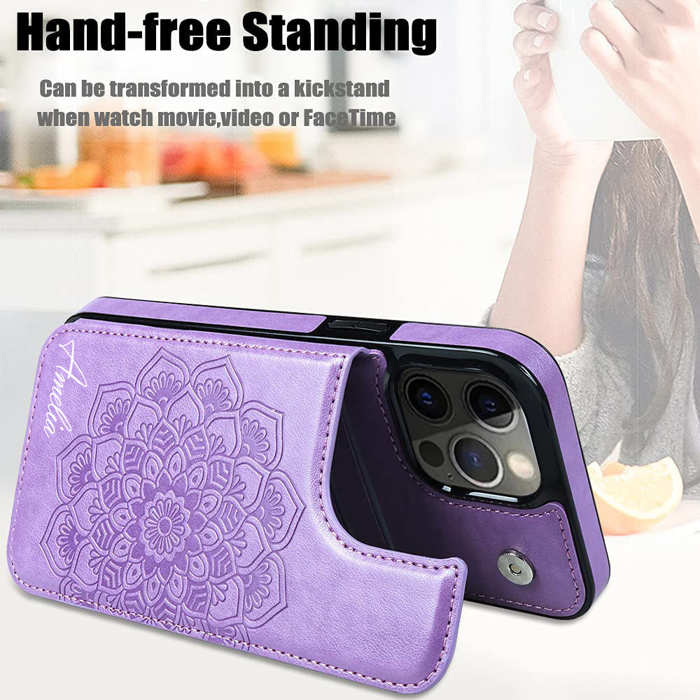 Personalised Monogram Mandala Embossed Phone Case | OFCase123