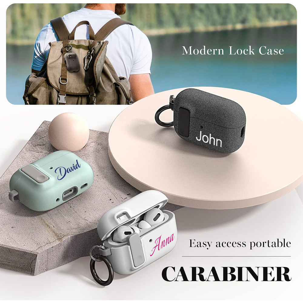 Personalized Name Shockproof Earphones Case for Apple AirPods | OFPod11
