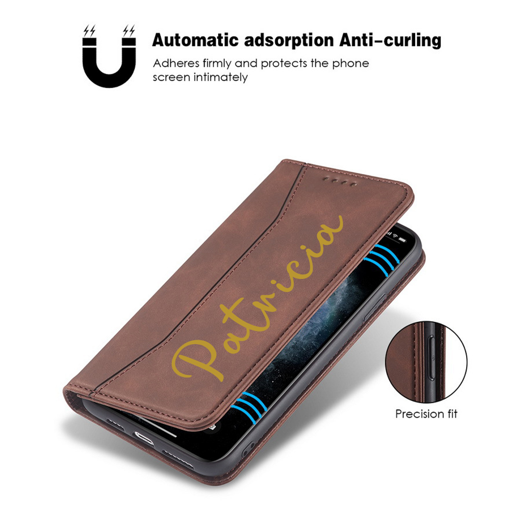 Personalised Monogram Card Holder Wallet Phone Case | OFCase140