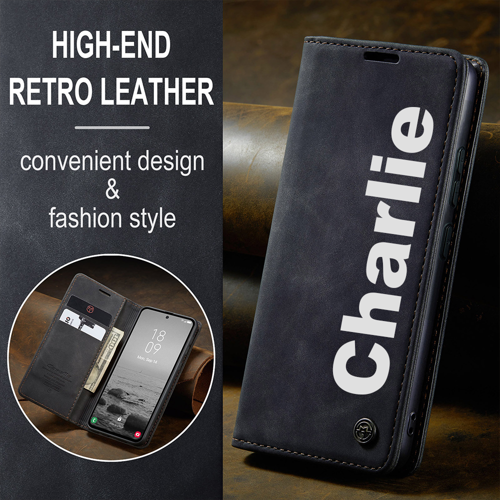 Personalised Monogram Card Holder Wallet Phone Case | OFCase130