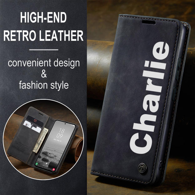 Personalised Monogram Card Holder Wallet Phone Case | OFCase130