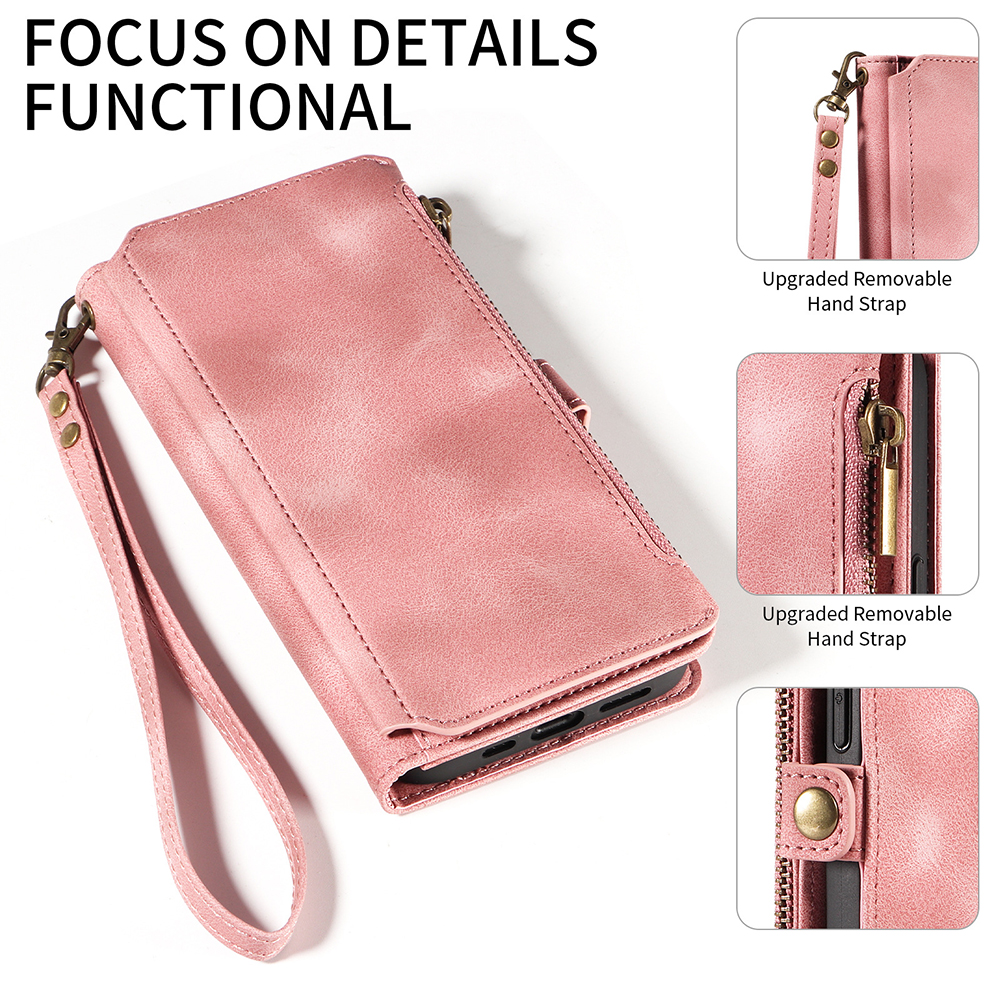 Personalised Monogram Card Holder Zipper Wallet Phone Case | OFCase116