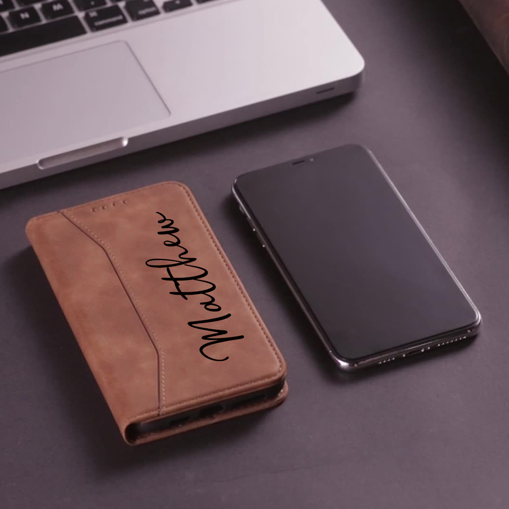 Personalised Monogram Card Holder Wallet Phone Case | OFCase140