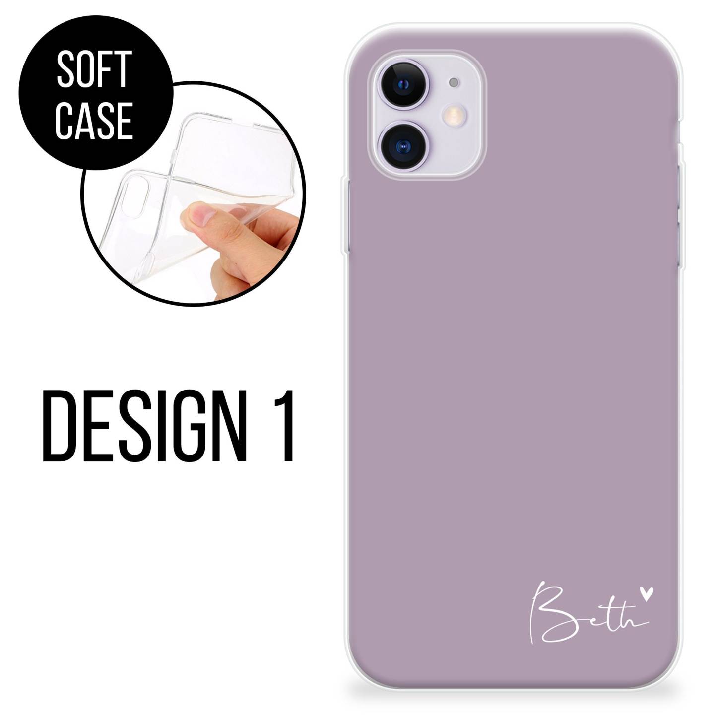Personalized initials Phone Cover Case | OFCase105