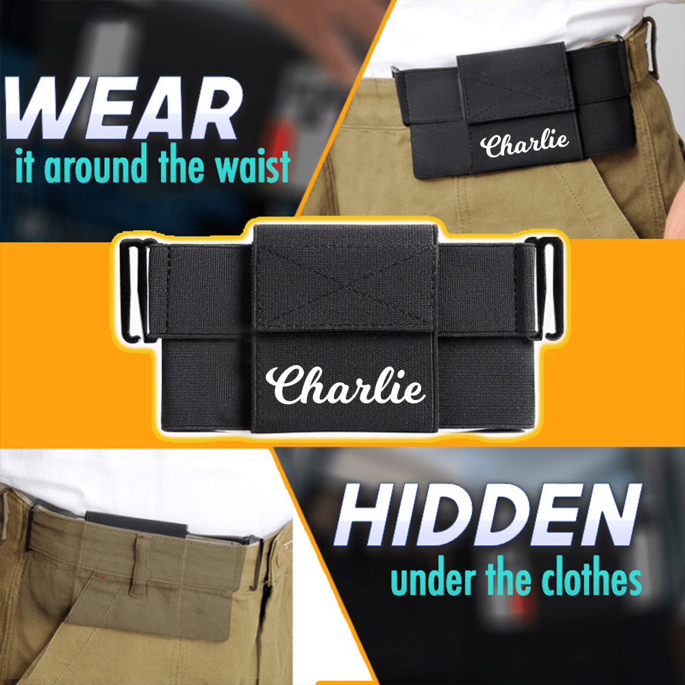 Personalised Monogram Elastic Waist Phone Bag | OFCase131