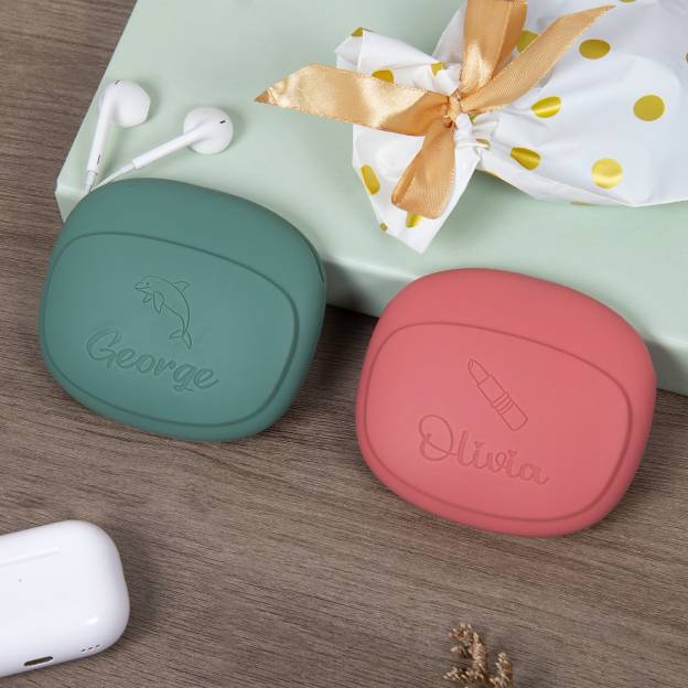 Personalized Engraved Silicone Storage Pouch | OFBag08