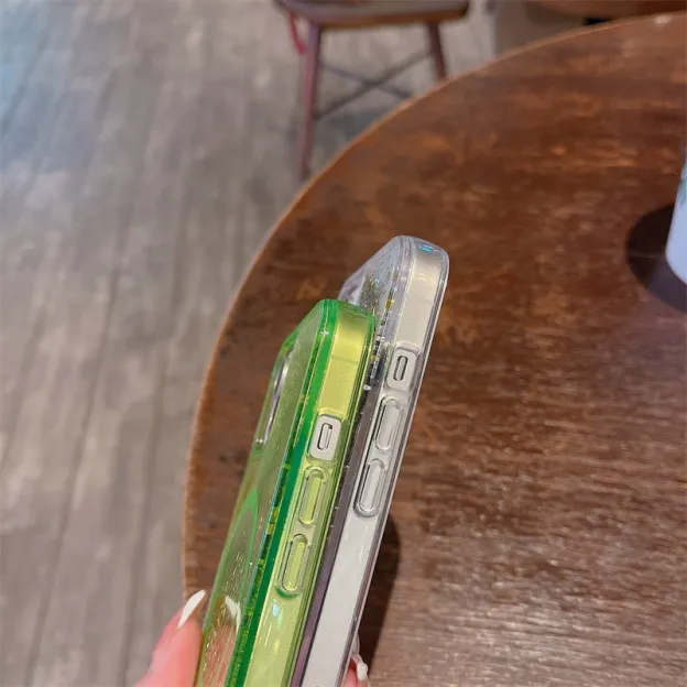 Personalized Magnetic Liquid Quicksand Glitter Bling iPhone Case | OFCase148