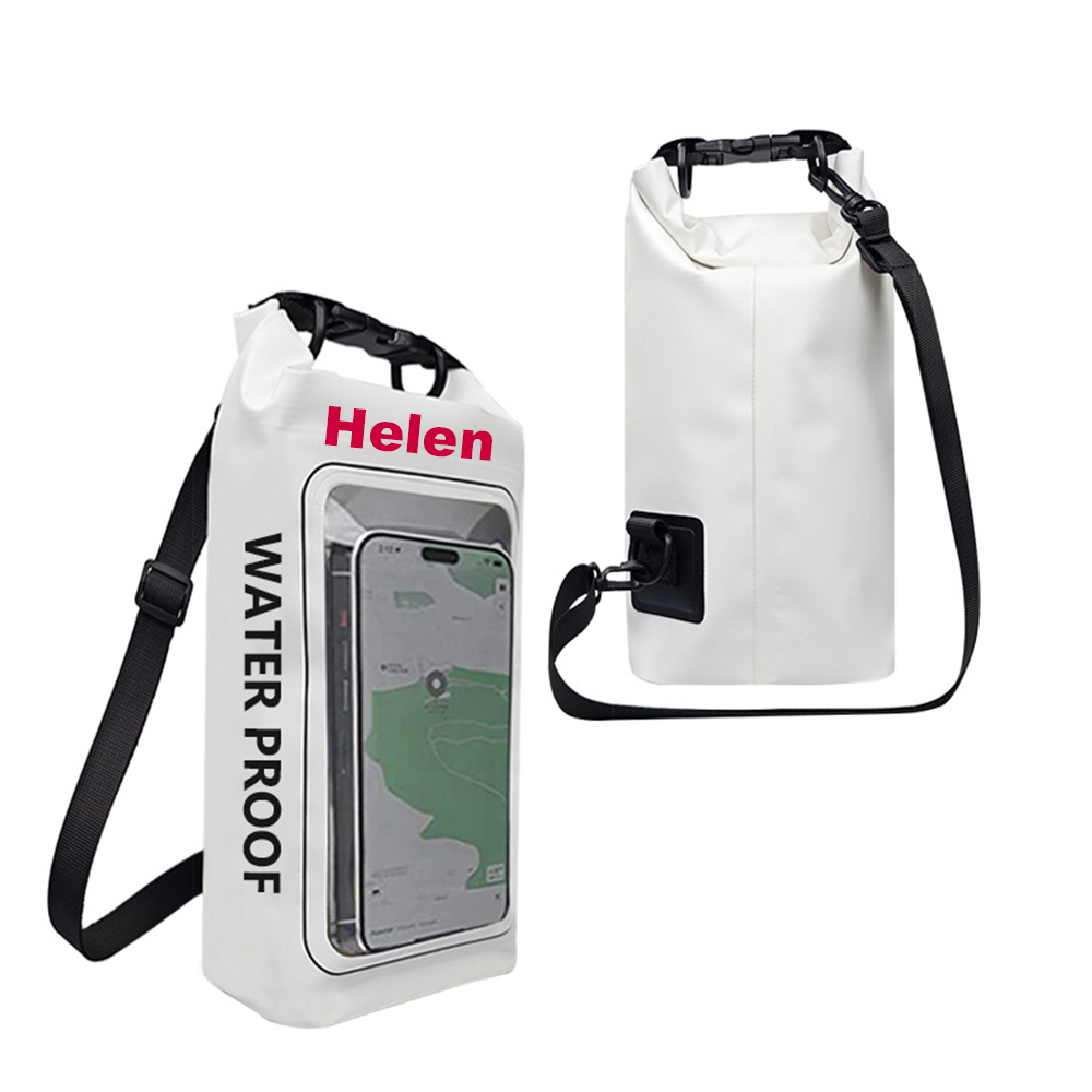 Personalized 2L Waterproof Phone Bag Backpack with Integrated Clear Phone Pouch | OFBag07