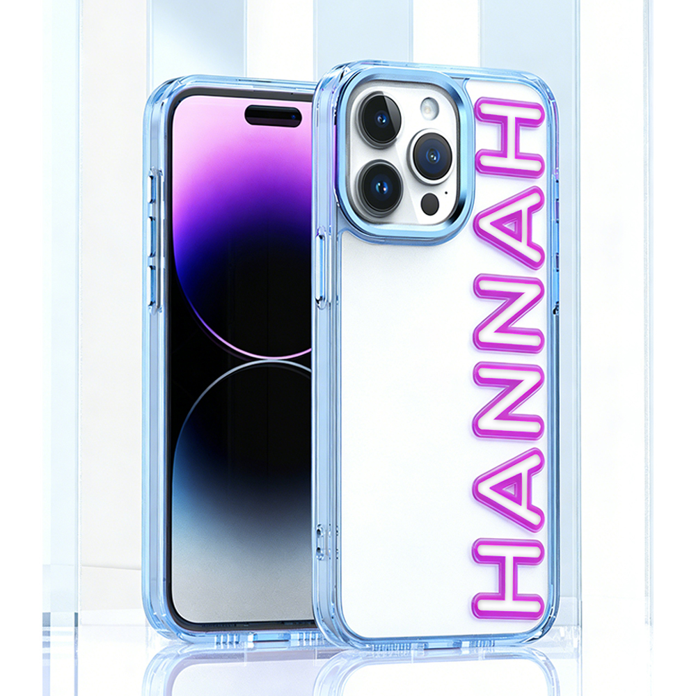 Personalized Name Clear Phone Case for iPhone & Samsung Phone | OFCase160