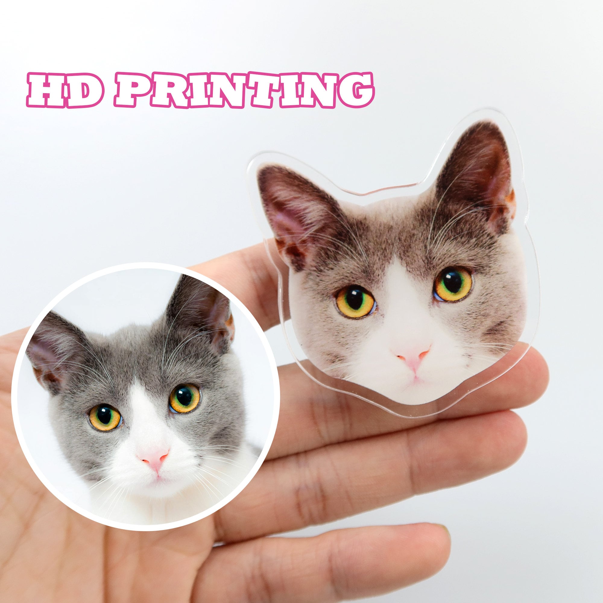 Personalized Cute Profile Photo Phone Grip | OFStand04