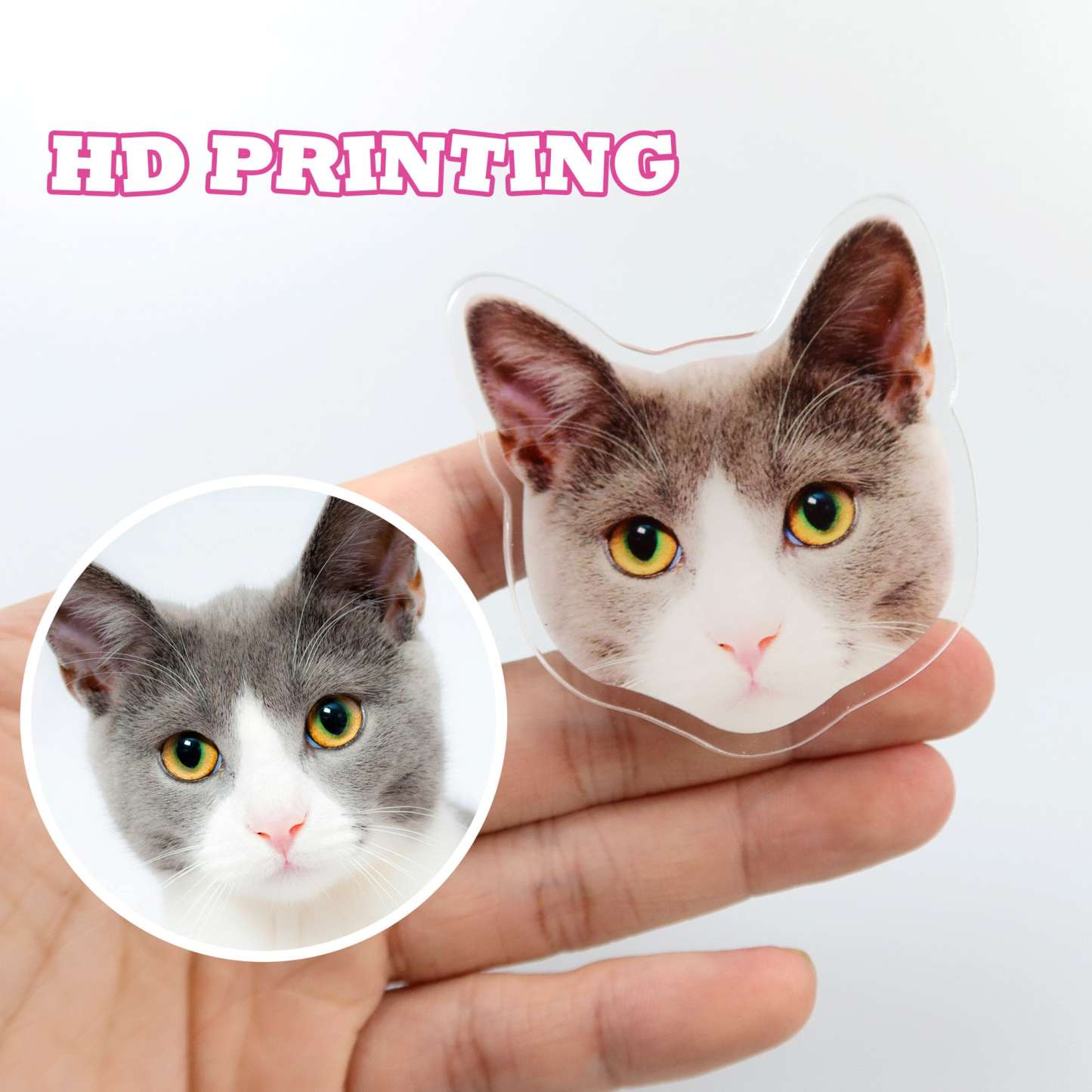 Personalized Cute Profile Photo Phone Grip | OFStand04