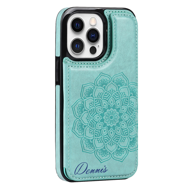 Personalised Monogram Mandala Embossed Phone Case | OFCase123