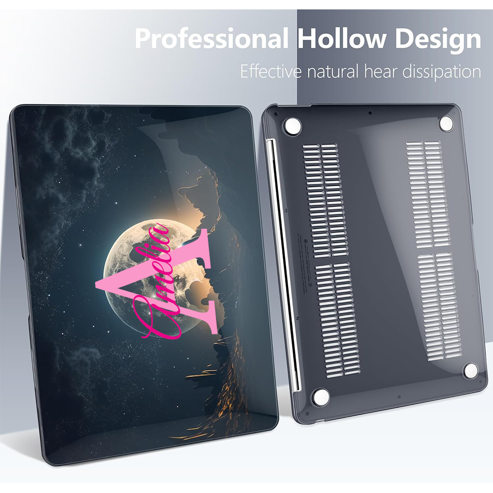 Personalized Monogrammed Hard Shell Laptop Case | OFPad03