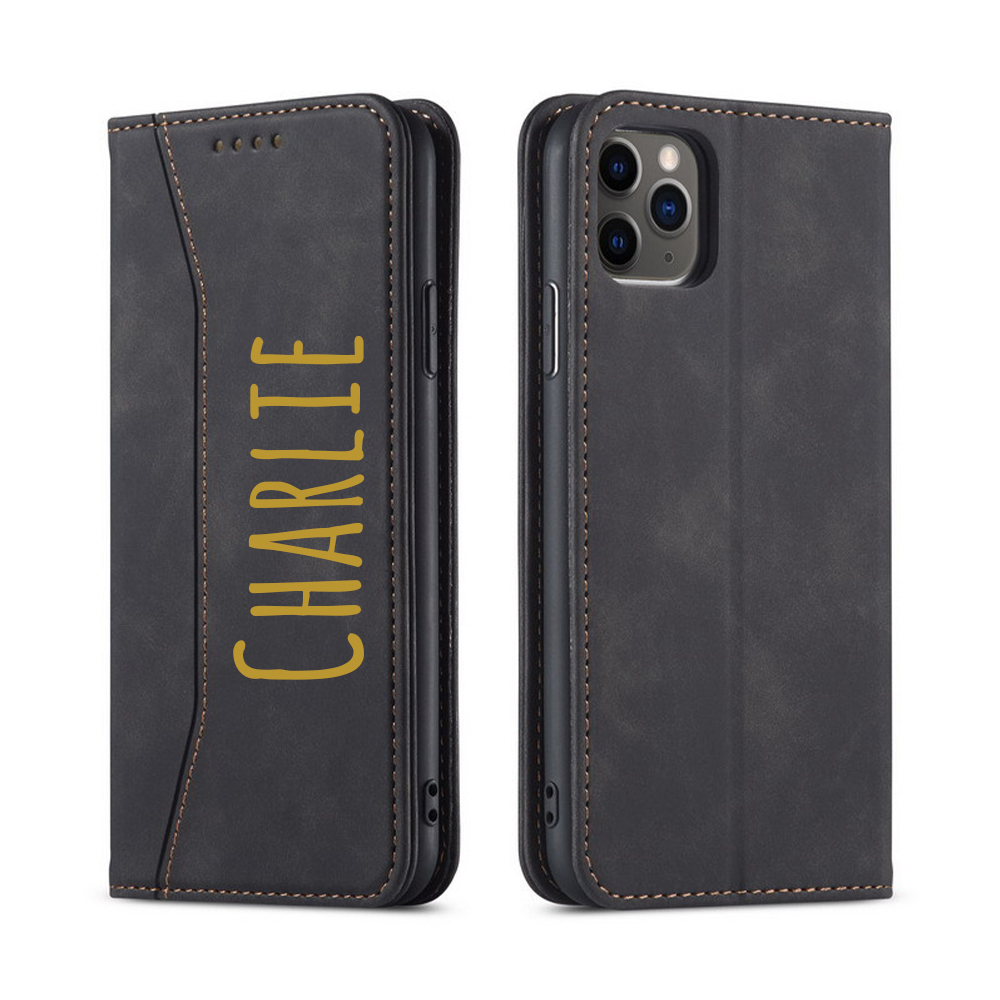 Personalised Monogram Card Holder Wallet Phone Case | OFCase140