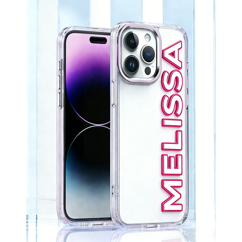 Personalized Name Clear Phone Case for iPhone & Samsung Phone | OFCase160