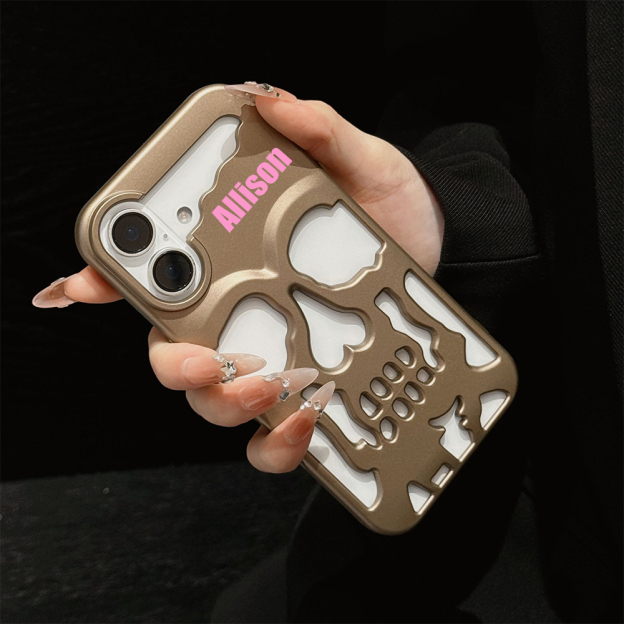 Personalized Name Skull Phone Case for iPhone | OFCase151