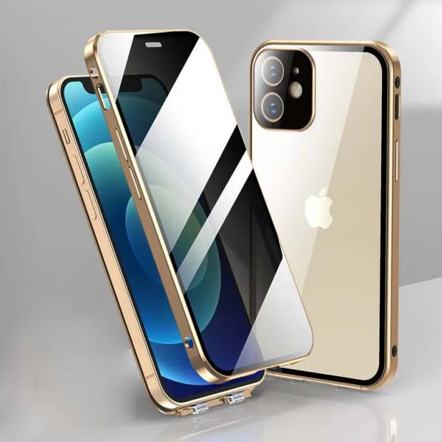 Magnetic Double-Sided Privacy Protection iPhone Case | OFCase108