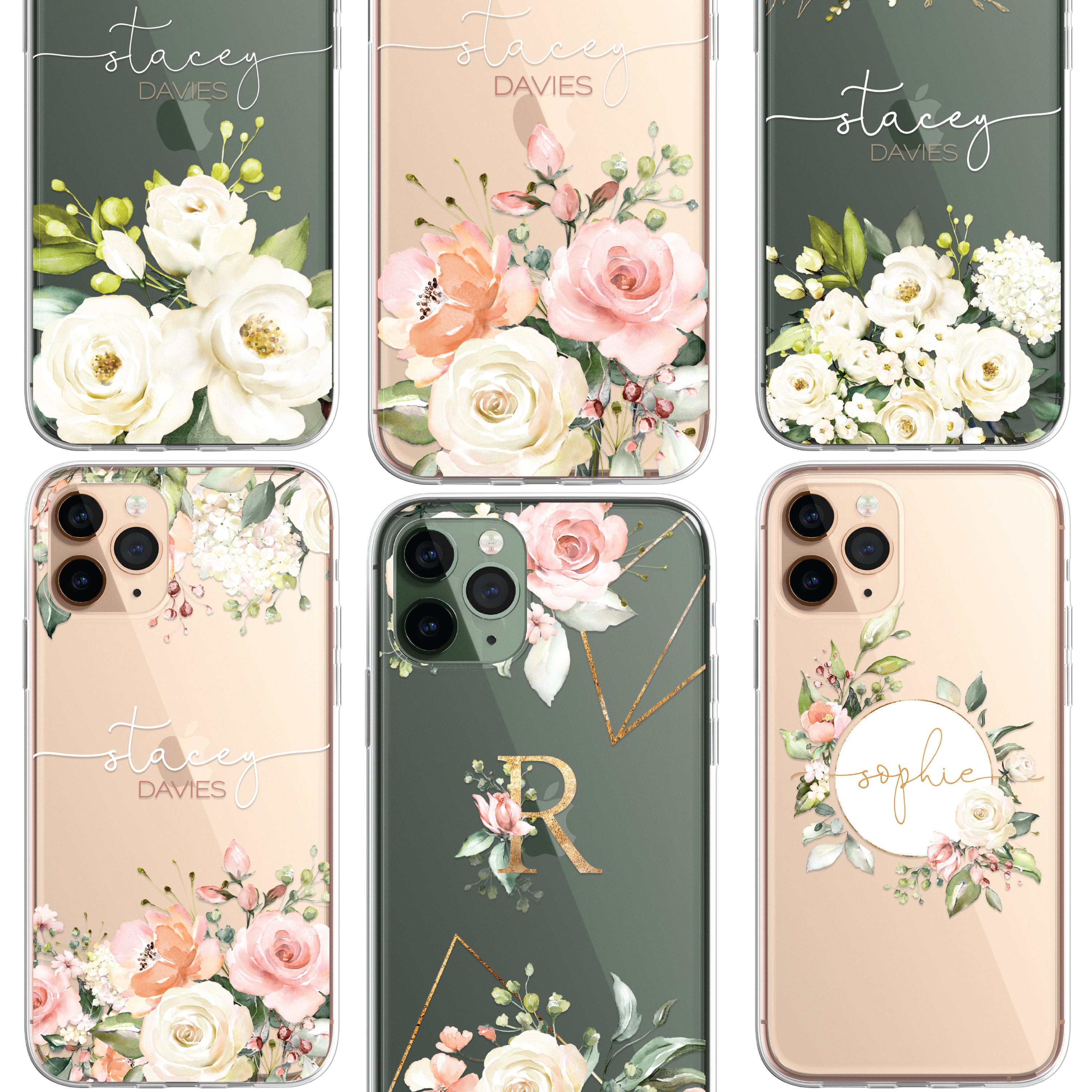 Personalized Floral Phone Cover Case | OFCase104