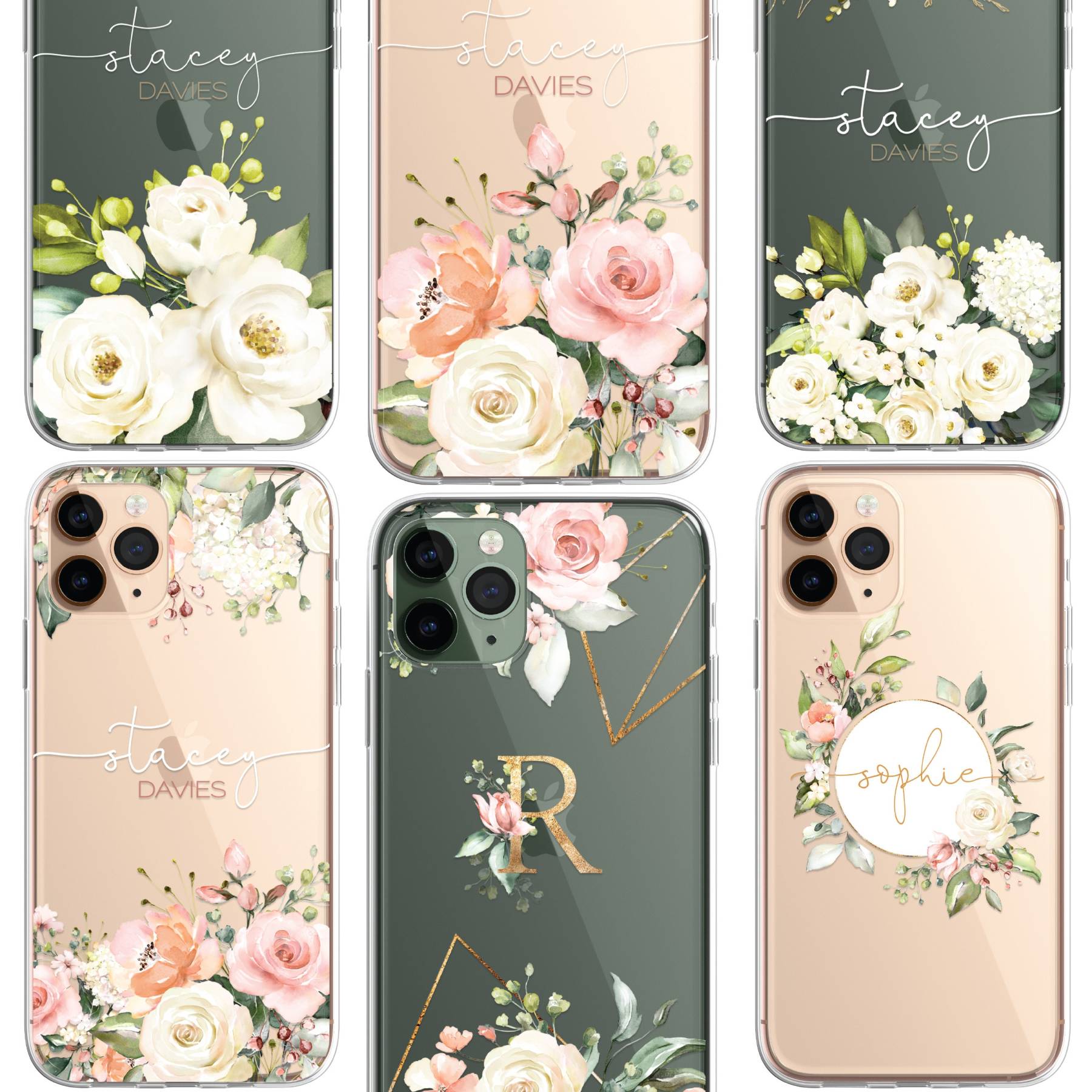 Personalized Floral Phone Cover Case | OFCase104