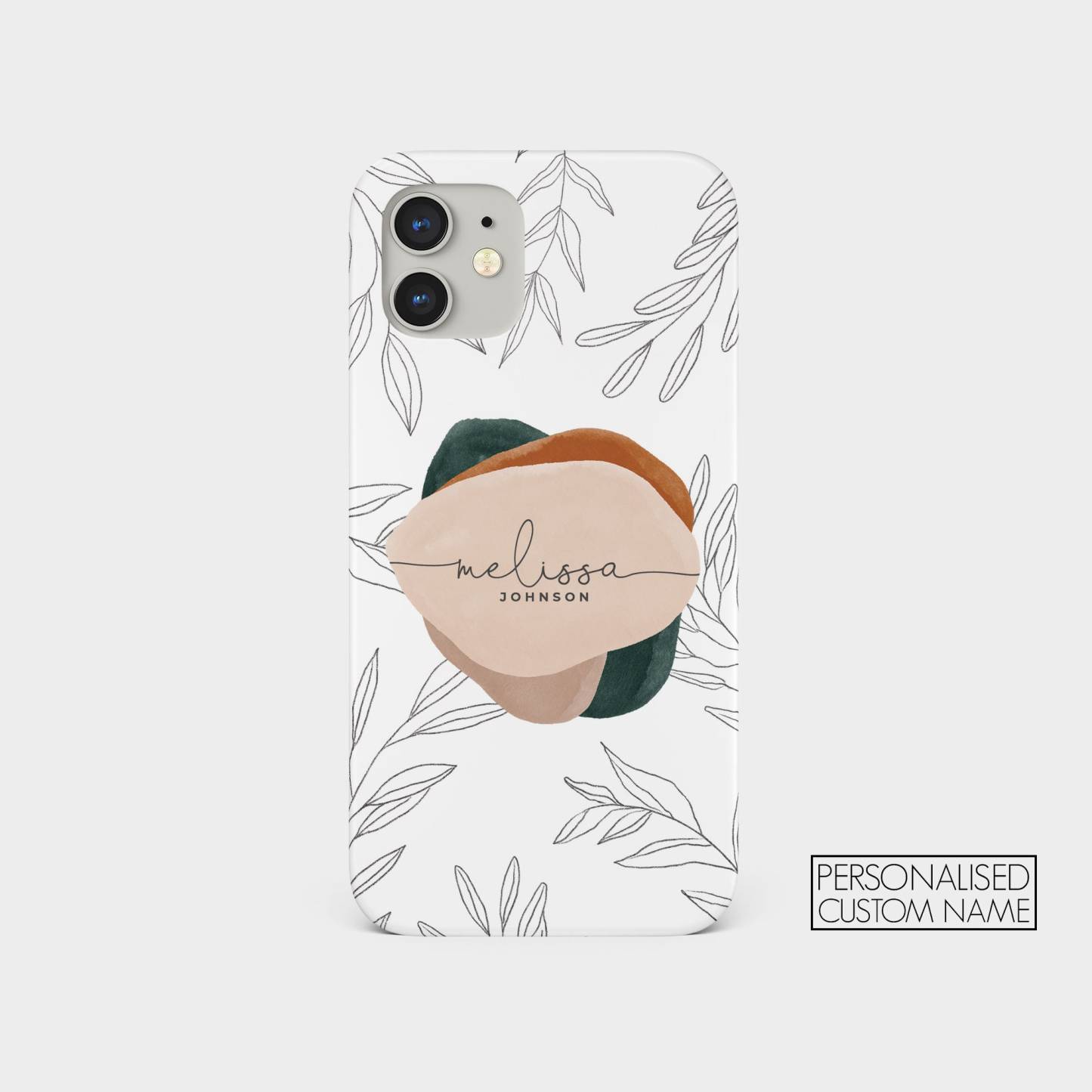 Personalised Aesthetic Earthy Tones Phone Cover Case | OFCase098