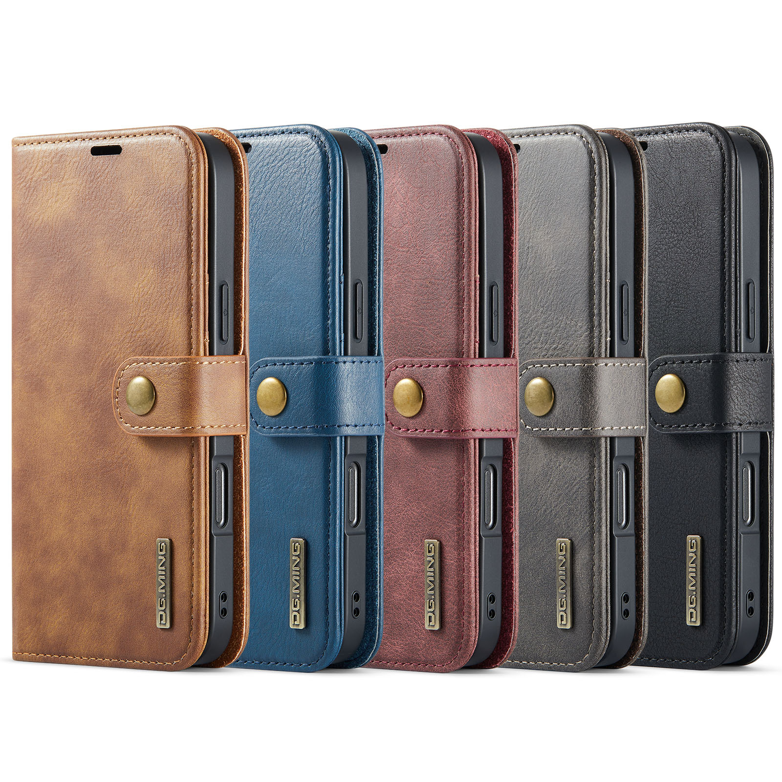 Personalised Monogram Detachable Magnetic Phone Wallet Case | OFCase135