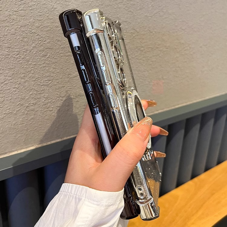 Personalized Magnetic Glitter Bling Phone Case with Stand Holder for iPhone & Samsung | OFCase150