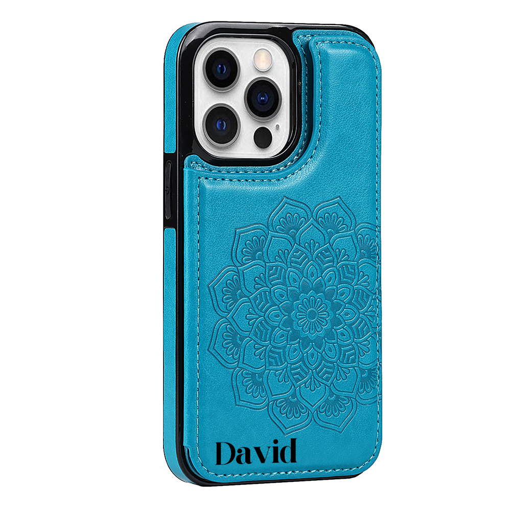 Personalised Monogram Mandala Embossed Phone Case | OFCase123