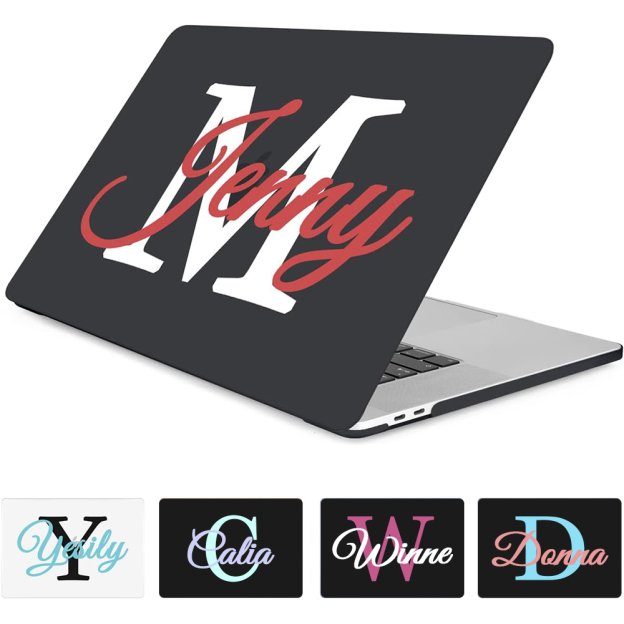 Personalized Monogrammed Hard Shell Laptop Case | OFPad03