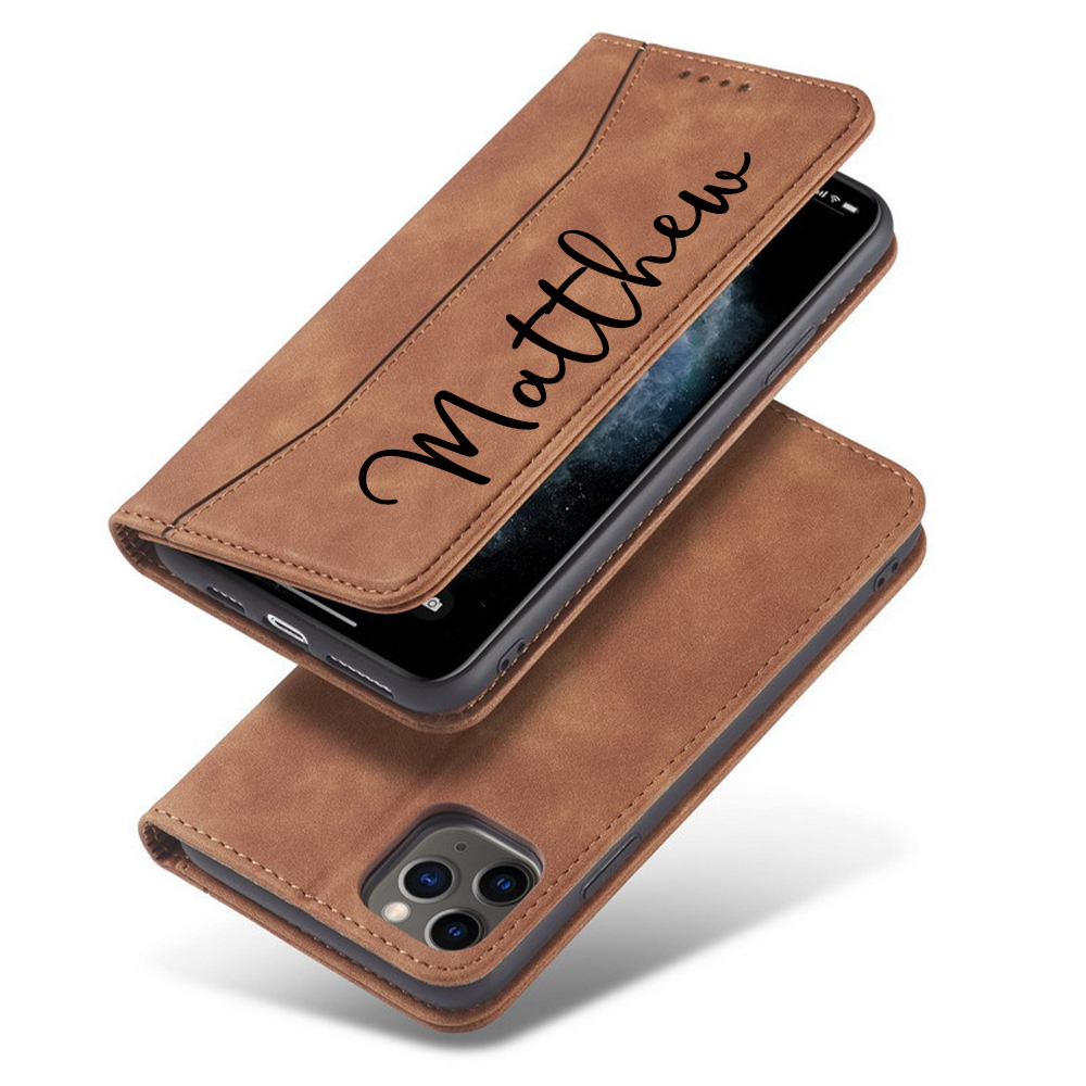 Personalised Monogram Card Holder Wallet Phone Case | OFCase140