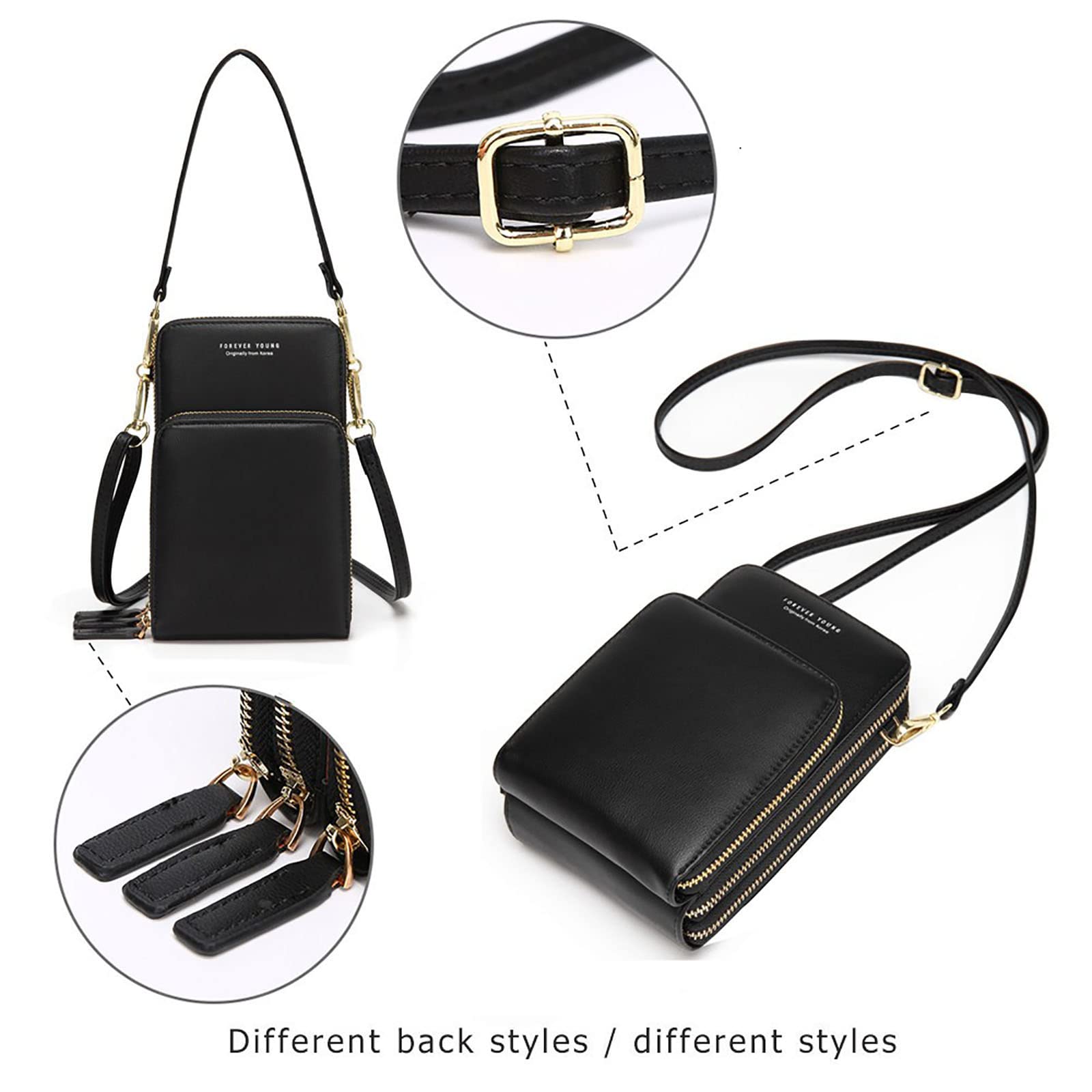 Personalized Color Small Crossbody Cell Phone Bag