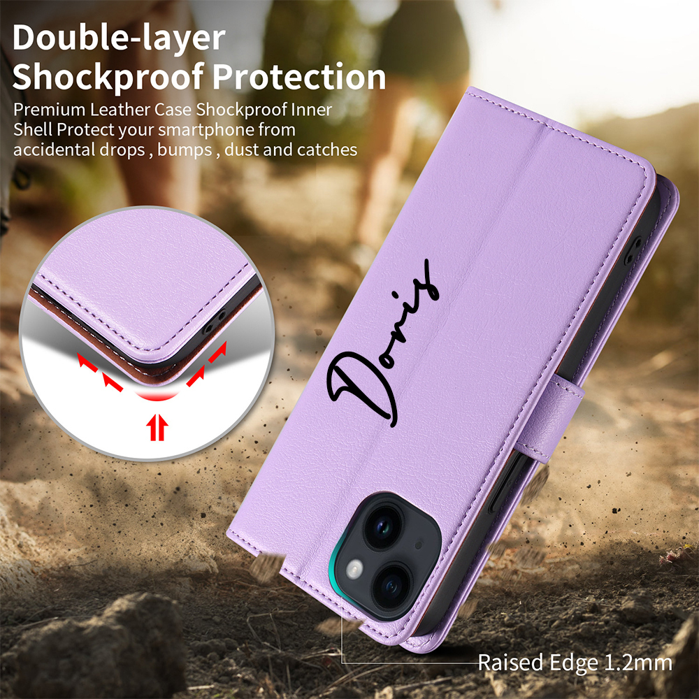 Personalised Monogram Card Holder Phone Case | OFCase115