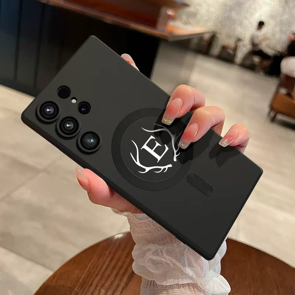 Personalized Monogram Magnetic Samsung Phone Case with Magsafe Wireless Charging | OFCase146