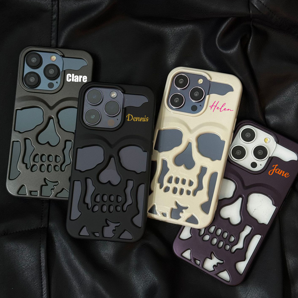 Personalized Name Skull Phone Case for iPhone | OFCase151