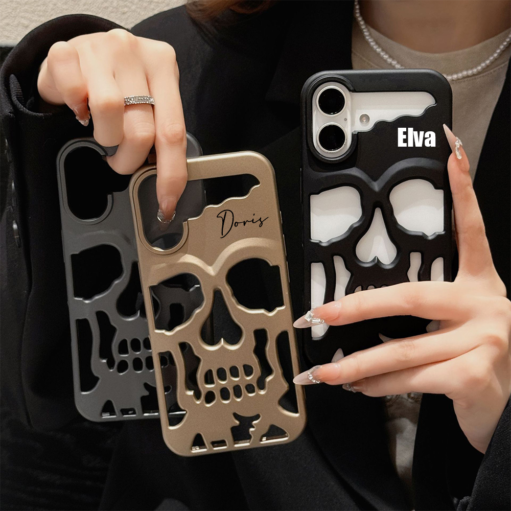 Personalized Name Skull Phone Case for iPhone | OFCase151