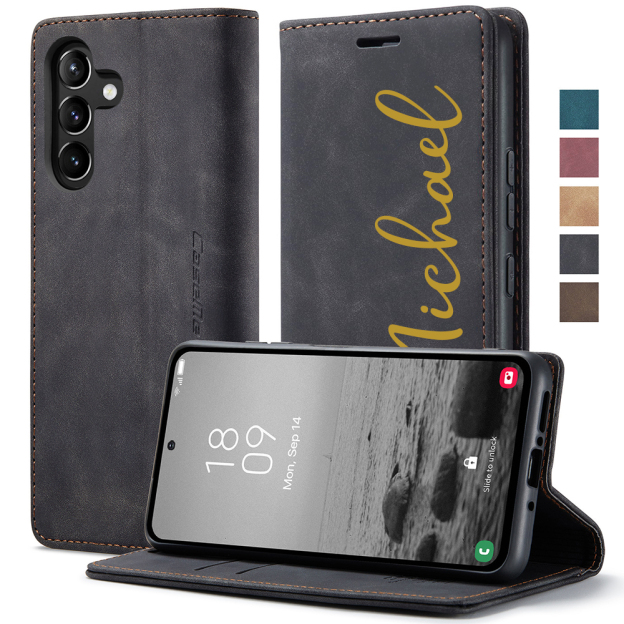 Personalised Monogram Card Holder Wallet Phone Case | OFCase130