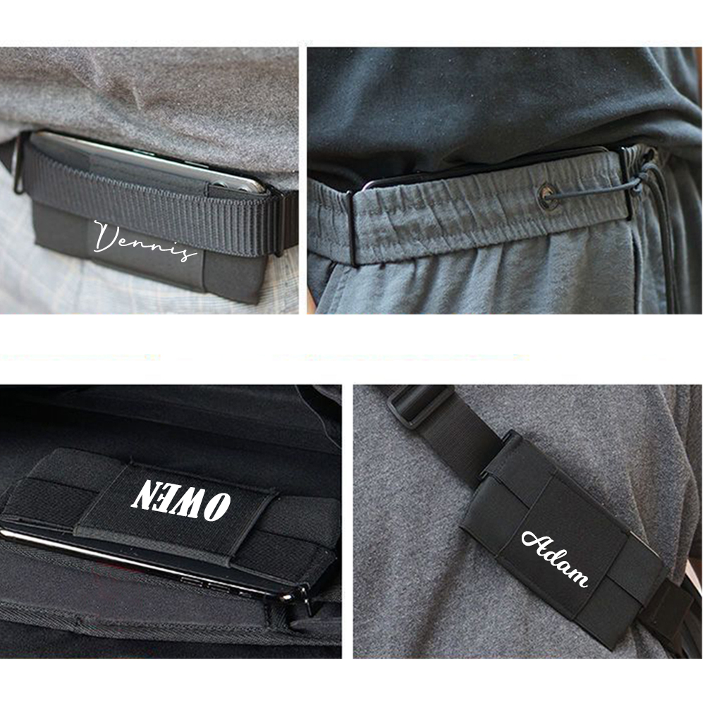 Personalised Monogram Elastic Waist Phone Bag | OFCase131