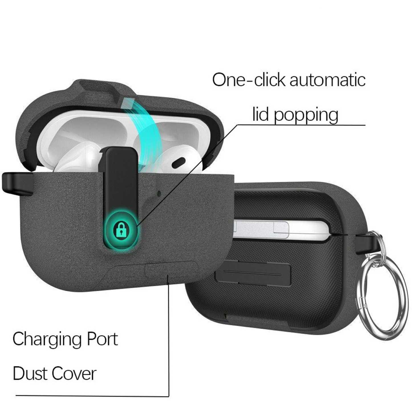 Personalized Name Shockproof Earphones Case for Apple AirPods | OFPod11