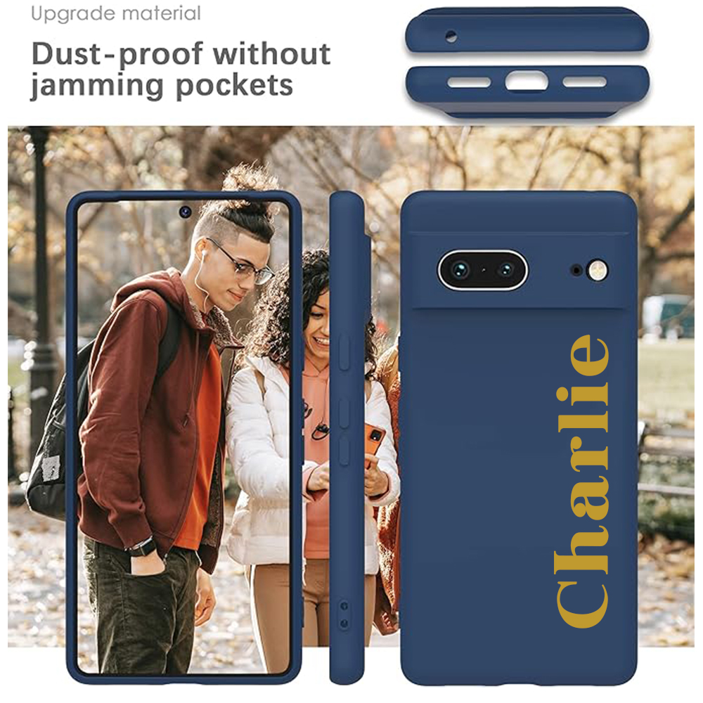 Personalised Monogram Silicone Phone Case for Google Pixel | OFCase157