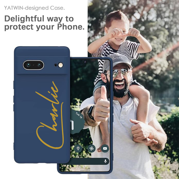 Personalised Monogram Silicone Phone Case for Google Pixel | OFCase157