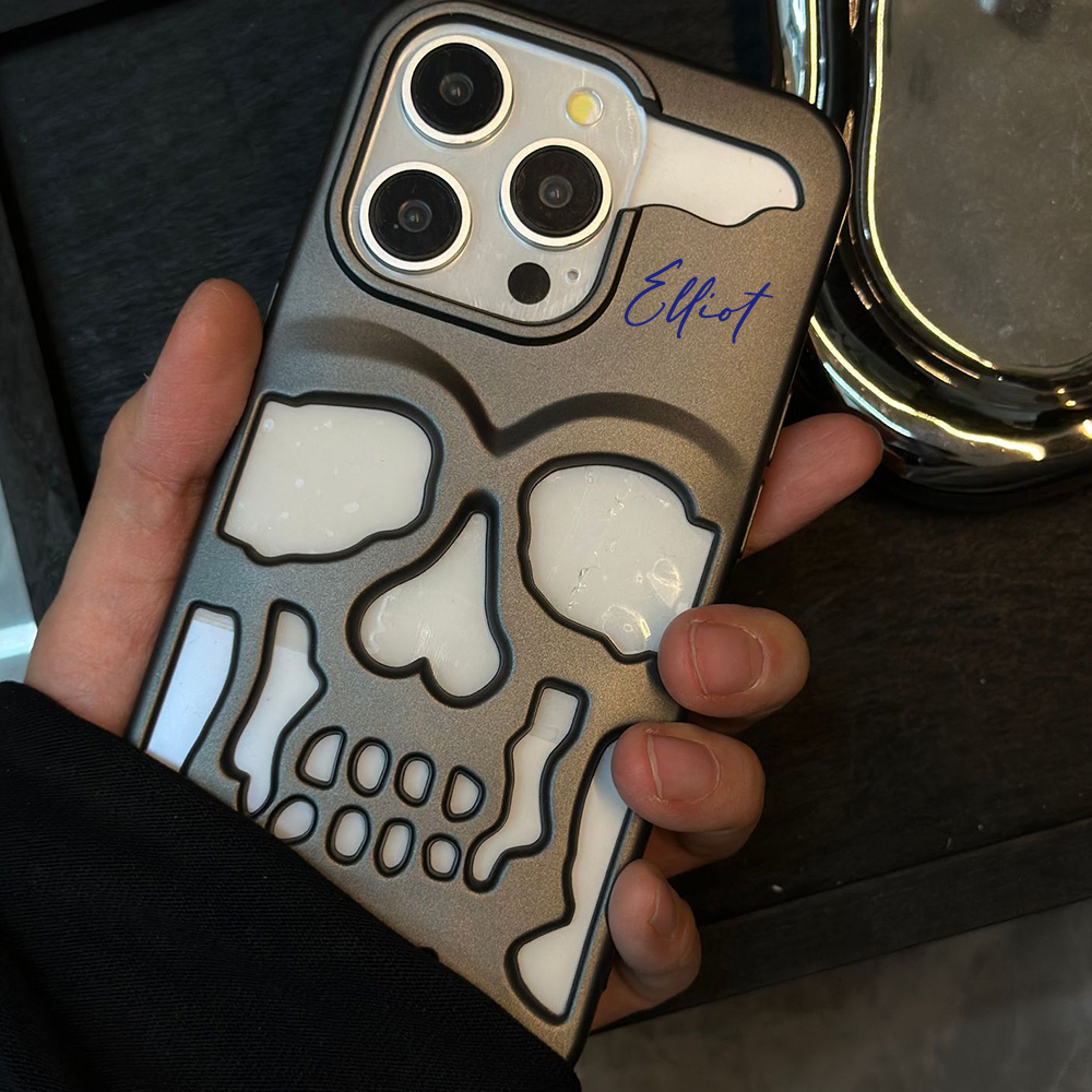 Personalized Name Skull Phone Case for iPhone | OFCase151