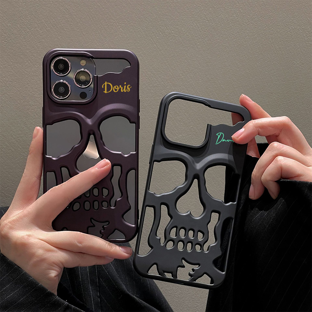 Personalized Name Skull Phone Case for iPhone | OFCase151
