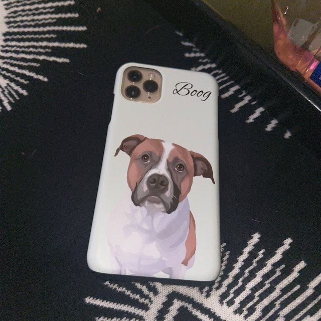 Personalized Pet Portrait Handmade Drawing Phone Case | OFCase102