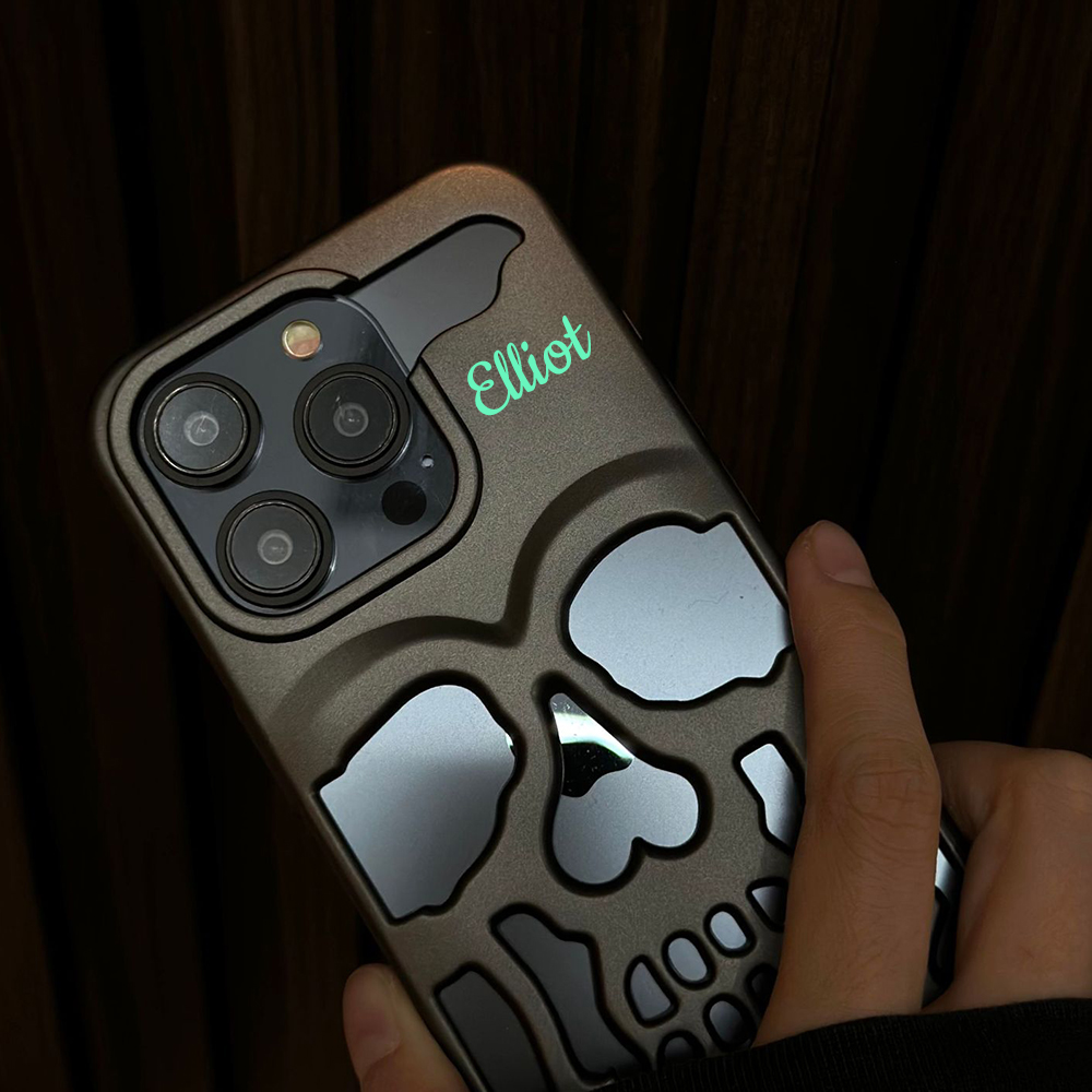Personalized Name Skull Phone Case for iPhone | OFCase151