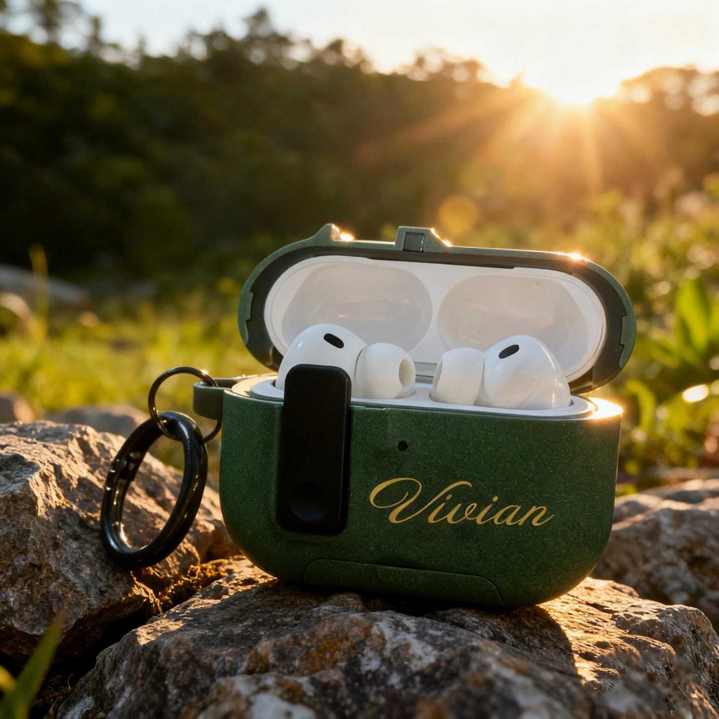 Personalized Name Shockproof Earphones Case for Apple AirPods | OFPod11