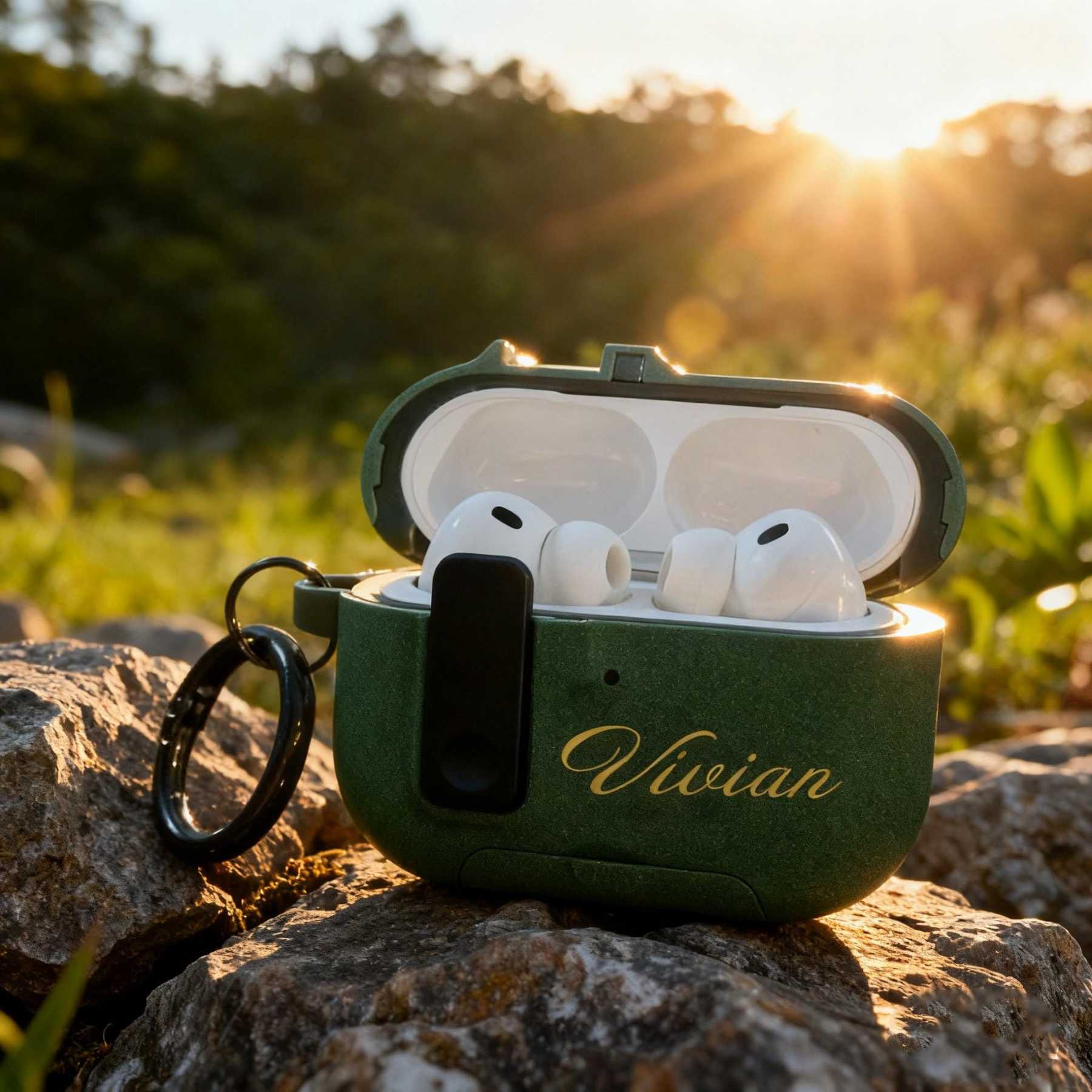 Personalized Name Shockproof Earphones Case for Apple AirPods | OFPod11