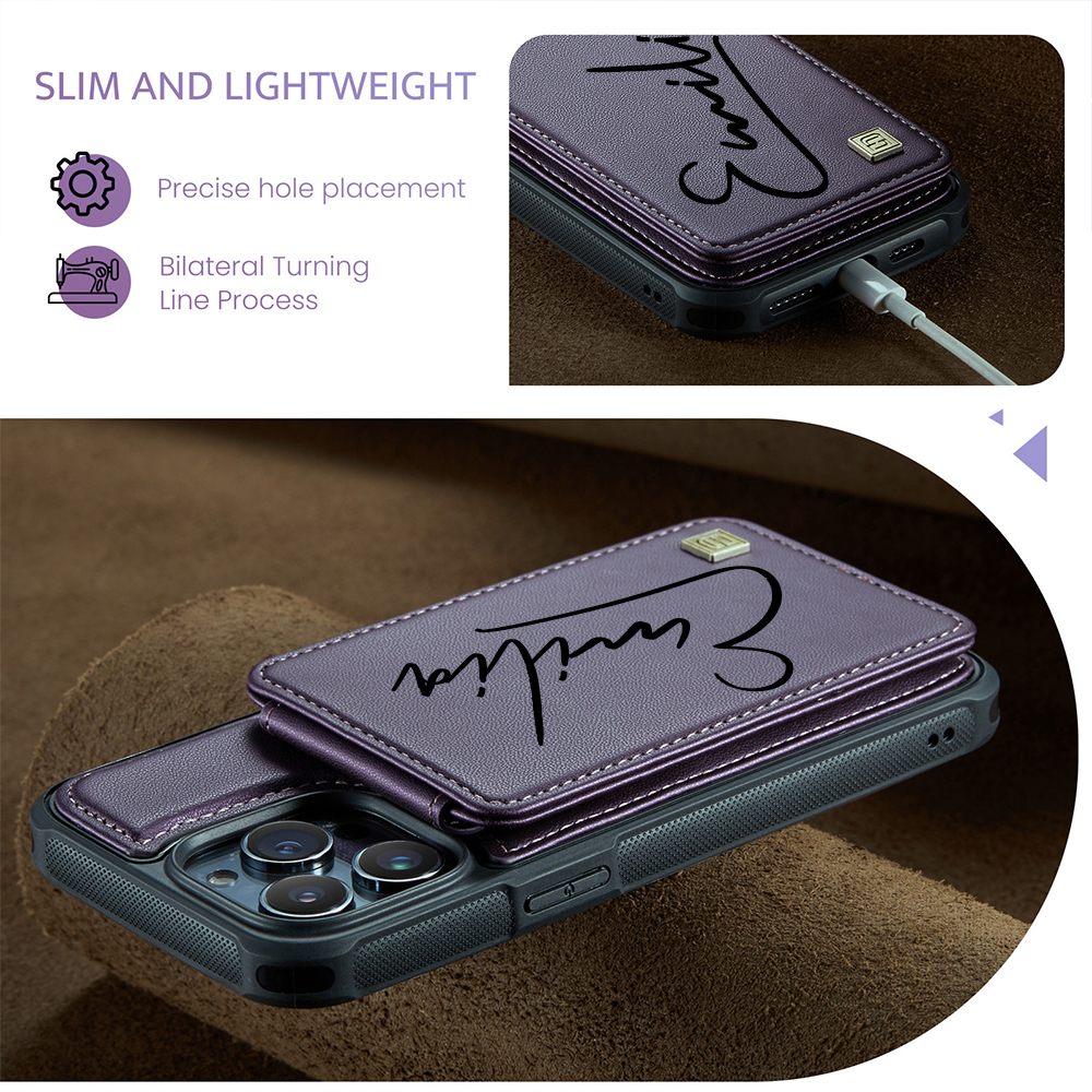 Personalised Monogram Card Holder Wallet Phone Case | OFCase118