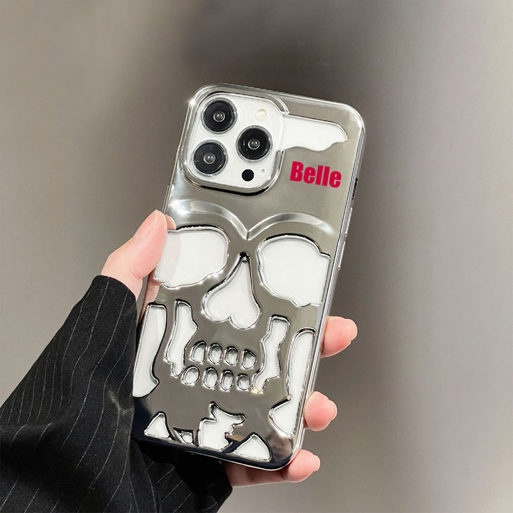 Personalized Name Skull Phone Case for iPhone | OFCase151