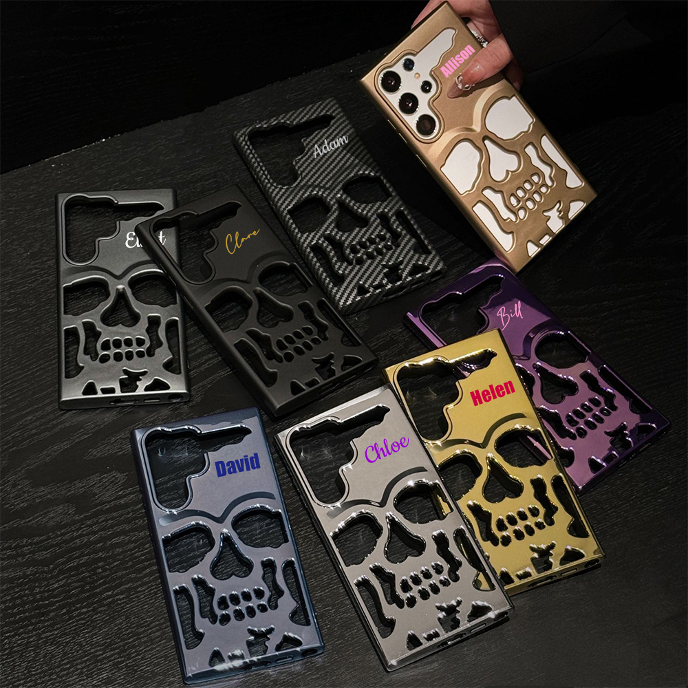 Personalized Name Skull Phone Case for iPhone | OFCase151