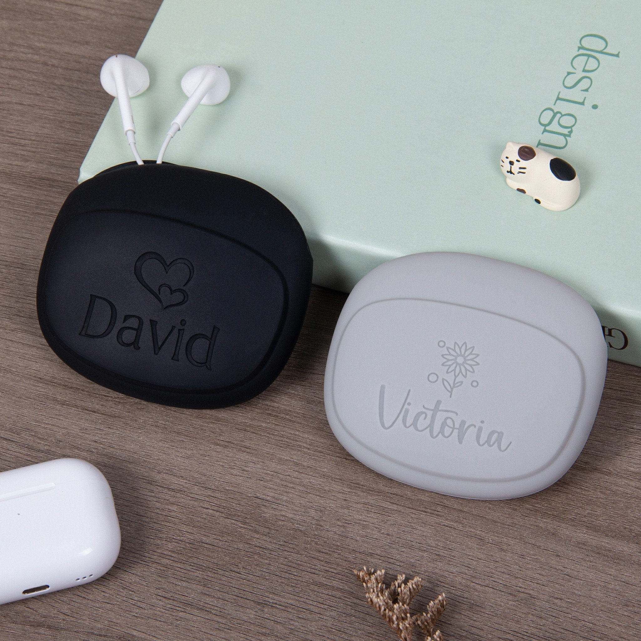 Personalized Engraved Silicone Storage Pouch | OFBag08